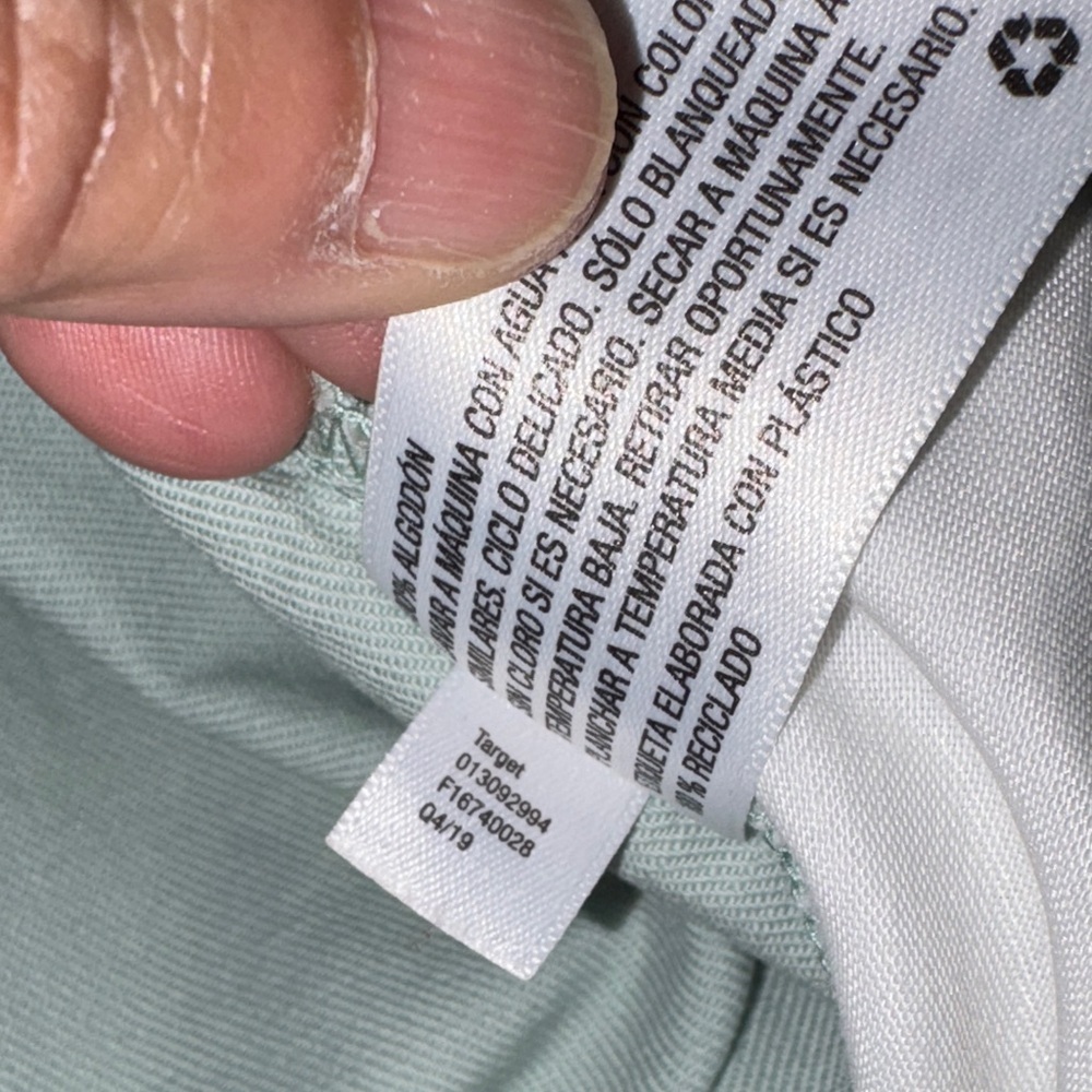 Universal Thread Women’s 100% Cotton Light Green Sleeveless Dress EUC 14 - Picture 10 of 11